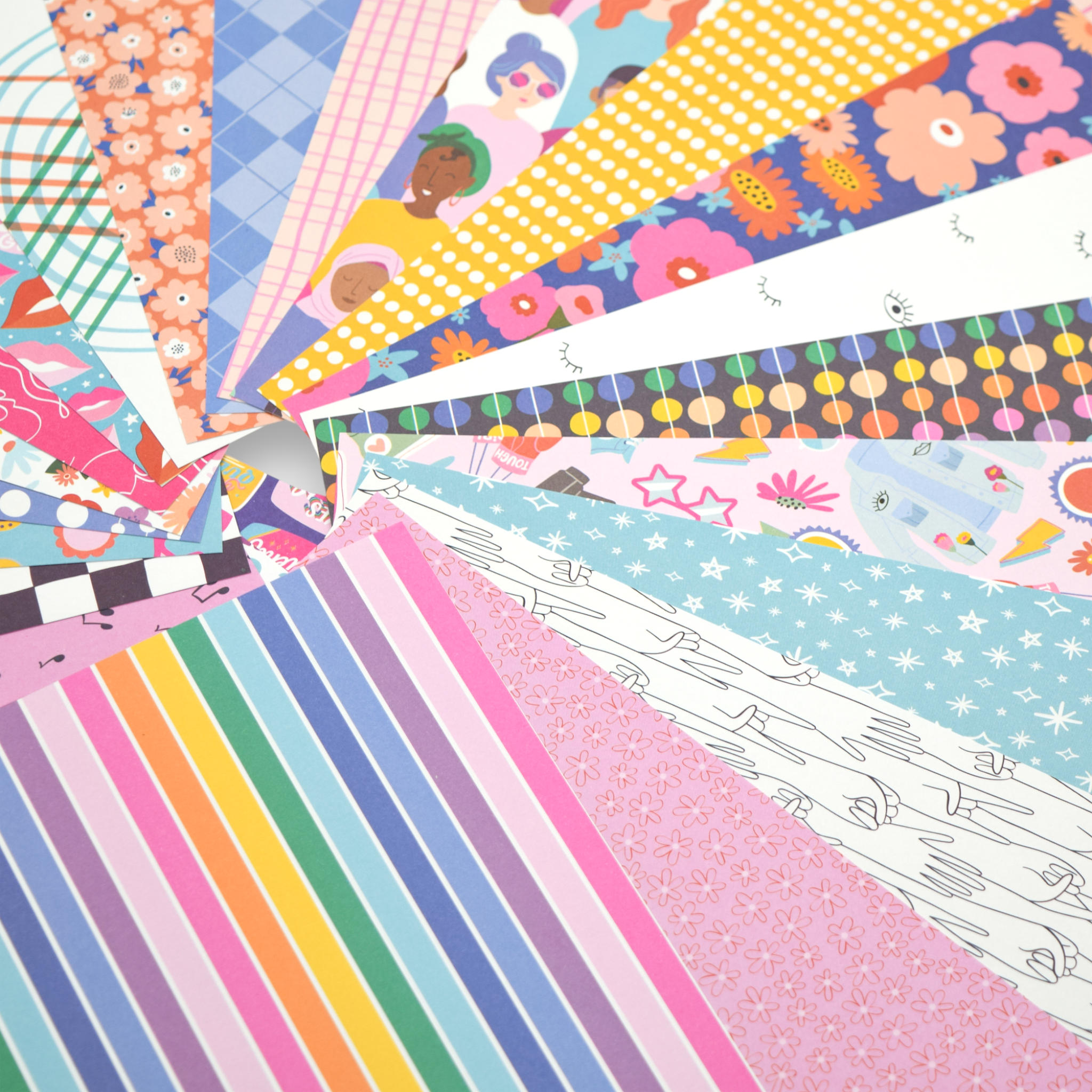 Hey Girl - 6x8 Patterned Paper Pack